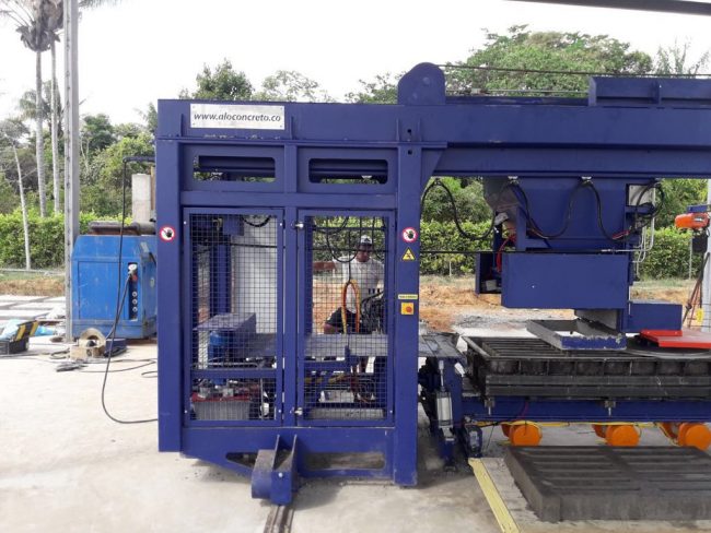 Máquina en trabajo de campo