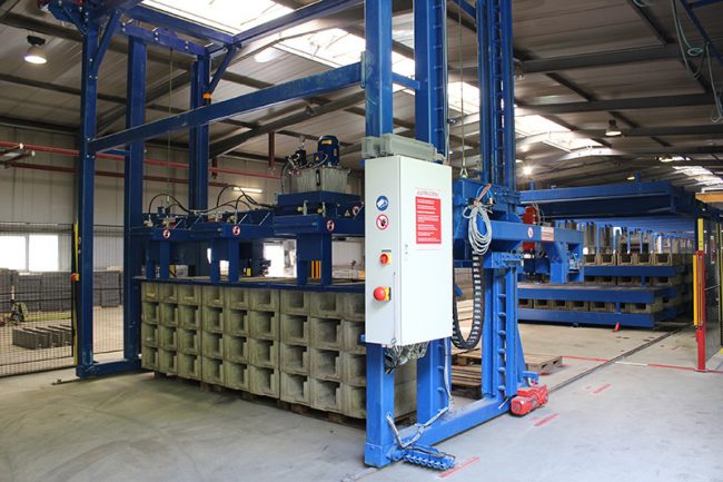 máquina limpiadora de productos y paletas